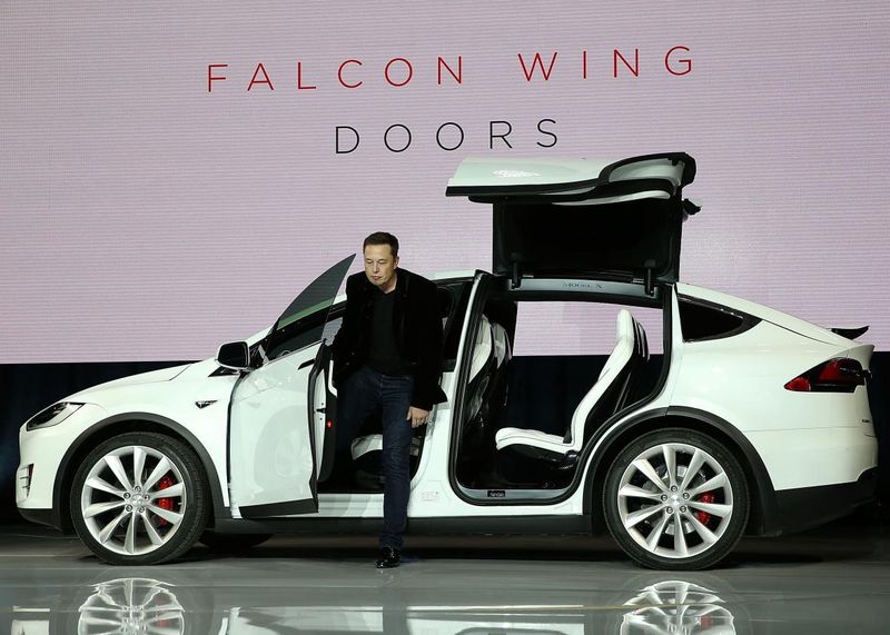 Tesla Model X - Falcon Wing Doors