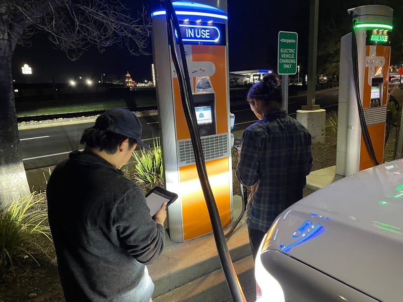 Charging Station Small Talk Exhaustion
